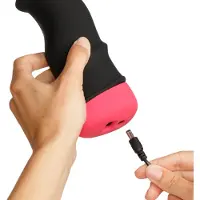 Lovebotz Mega-Pounder Hand-held Thrusting Dildo - Black