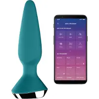 Satisfyer Plug-Ilicious 1 Petrol Incl. Bluetooth And App