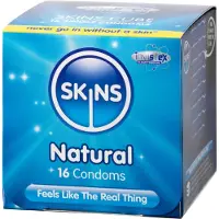 SKINS Condoms Natural kondomit Vanilla 16 kpl