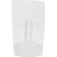 Willie City Aidonkaltainen Kirkas Dildo Imukupilla 22 cm - Clear