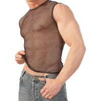 Svenjoyment Underwear - verkkopaita miehille - musta
