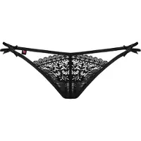 Obsessive Intensa Stringit - Musta - L/XL
