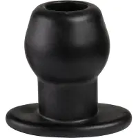 Perfect Fit Ass Tunnel Plug Iso Anustappi - Musta