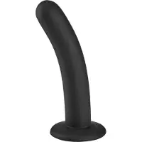 Sinful Slender Keskikokoinen Silikoninen Dildo 14,5 cm - Black