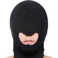Master Series Blow Hole Spandex Maski - Black - One size
