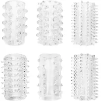 Baseks Stretchy Penisholkkisarja 4,3 cm - Clear