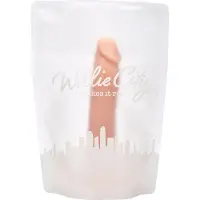 Willie City Luxe Aidonkaltainen Silikonidildo Imukupilla 18 cm - Nude