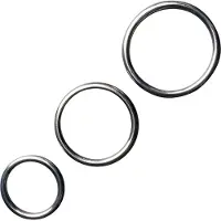 Obaie Metalliset Penisrenkaat 3 kpl