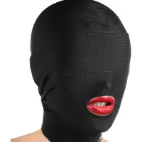 Master Series Disguise Suuaukollinen Kokonaamio Silmäsiteellä - Black - One size