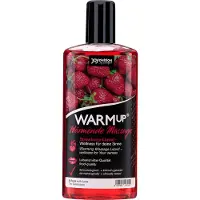 Joydivision WARMup Lämmittävä Maustettu Hierontaöljy 150 ml - Keltainen