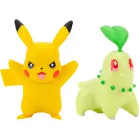 Jazwares Pokemon Battle Figure Chikorita & Pikachu