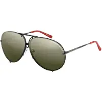 Porsche Design P8478 66/10/135 Mustat Metalliset Aurinkolasit UNISEX P8478