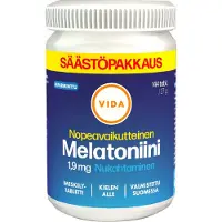 Vida Nopeavaikutteinen Melatoniini 1,9 mg