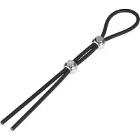 Sinful Stamina Double Lasso Penisrengas - Black