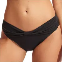 Seafolly S.collective Twist Band Mini Hipster Pant - Black - 44
