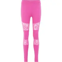 Urban Classics Leggingsit orkkidea / valkoinen