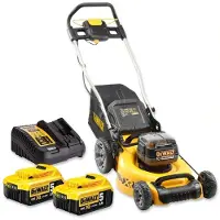 DeWalt DCMW564P2-QW XR Hiiliharjaton akkuruohonleikkuri 36V 2x5,0Ah 48 cm