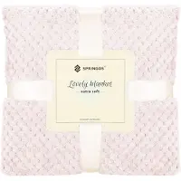 Springos mukava peitto - 150 x 200 cm - Vanha pinkki - Kuorikuvio gammalrosa