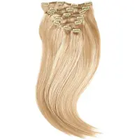Rapunzel of sweden Classic Clip-ins Straight / Medium Volume / 7 pieces M7.5/10.8 Scandinavian Blonde 40 cm Hiustenpidennys 100 g