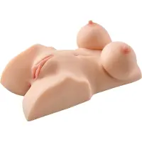 PDX Perfect DD's - keinotekoinen torso kahdella aukolla - ruskea
