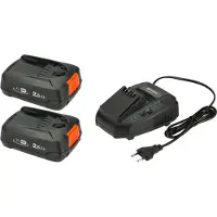 Gardena Aloitussarja: Akku P4A 2 X Pba 18V/45 + Laturi Al 1830 Cv