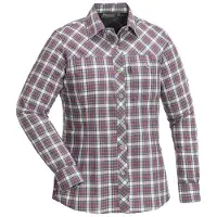 Pinewood Shirt Cumbria 9328 Long Sleeve - Women's Off White/Coral (Size: Large)