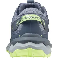 Mizuno Women's Wave Daichi 7 Vintage Indigo/Subdued Blue/Neo Lime Juoksukengät 37