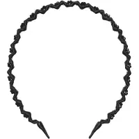 Invisibobble Fashion Hairhalo Adjustable Headband Black Sparkle