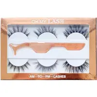 Oh My Lash Faux Mink Strip Lashes Am To Pm Set 4Pc (3 X Lashes 1