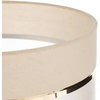 Helam Varjostin Helen E27 Ø35/korkeus 20 cm, ecru/kulta , Kerma/meripihka, Olohuone/ruokailutila, Tekstiili/kangas/silkki