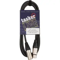 Tasker Kaiutinkaapeli XLR 3-Pin Uros - XLR 3-Pin Naaras 3.00 m Musta