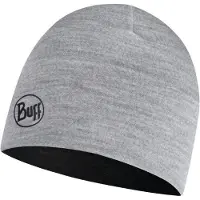 Buff Merino Lightweight Reversible Beanie - Grey - ONE SIZE