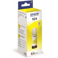 Epson 104 EcoTank -mustepullo, keltainen