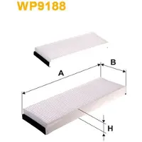 WIX FILTERS Suodatin, sisäilma WP9188