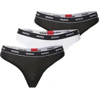 HUGO Triplet Thong Stripe - White - L