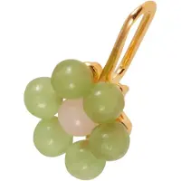 Design Letters My Flower Charm - Green - 7 MM