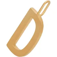 Design Letters Archetype Charm 16 mm Gold A-Z D