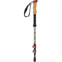 Abbey Camino Cane Adjustable Cork/eva Grip Pole 1 Unit Hopeinen 63-135 cm