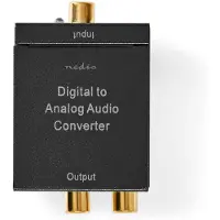 Nedis ACON2510BK Yksisuuntainen Digitaalinen Audiomuunnin