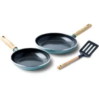 Greenpan Mayflower Pro paistinpannusetti + paistinlasta Vihreänsininen