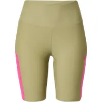 Urban Classics Leggingsit khaki / vaaleanpunainen
