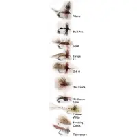 Wiggler Hurricane Fly Flugkollektion - Torrflugor 10p #12