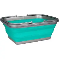 Abbey camp Wash Tub Foldable 16l Vihreä 43 x 34 x 18 cm