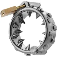 Master Series Impaler Locking CBT Kivesrengas - Silver