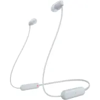 Sony WI-C100 Bluetooth-nappikuulokkeet, valkoinen