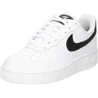 Nike Matalavartiset tennarit 'AIR FORCE 1 07' musta / valkoinen