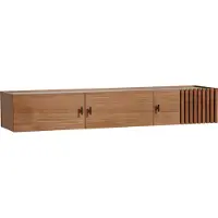 Woud Array senkki 150 cm, seinäkiinnitys, pähkinäpuu