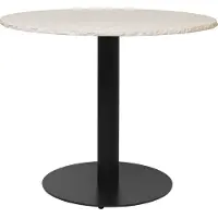 Ferm Living Mineral Ruokapöytä - Bianco Curia/Black