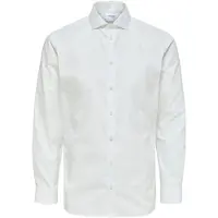 Selected Slmslimfrit Ethan Ls Shirt Cut Away Noos - White - XXL