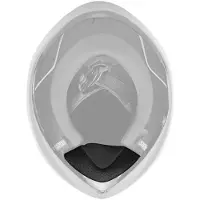 AGV K6 Wind Protector Musta